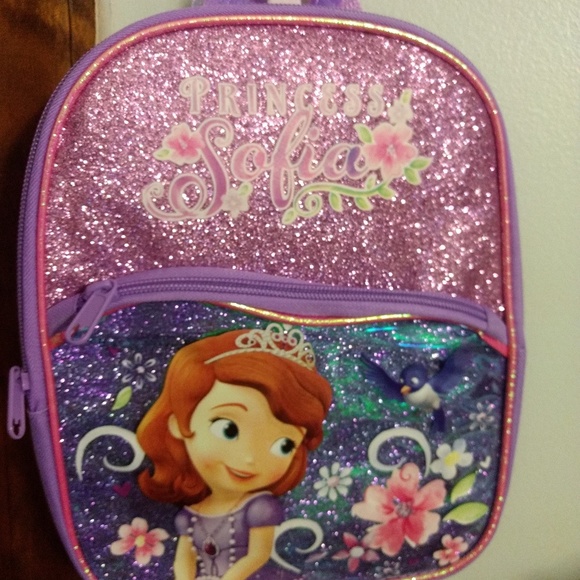 New Small Princess Sofia Back Pack - Picture 1 of 3